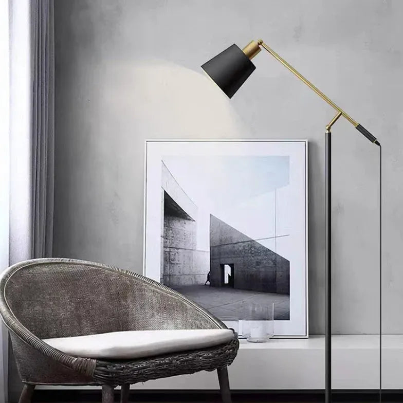 Modern Style Adjustable Plug-In Floor Lamp