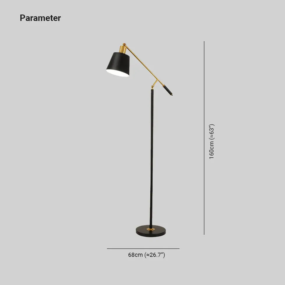 Modern Style Adjustable Plug-In Floor Lamp