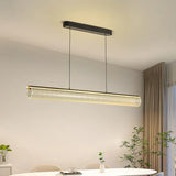 Acrylic Cylinder Long Strip Minimalist Pendant Light