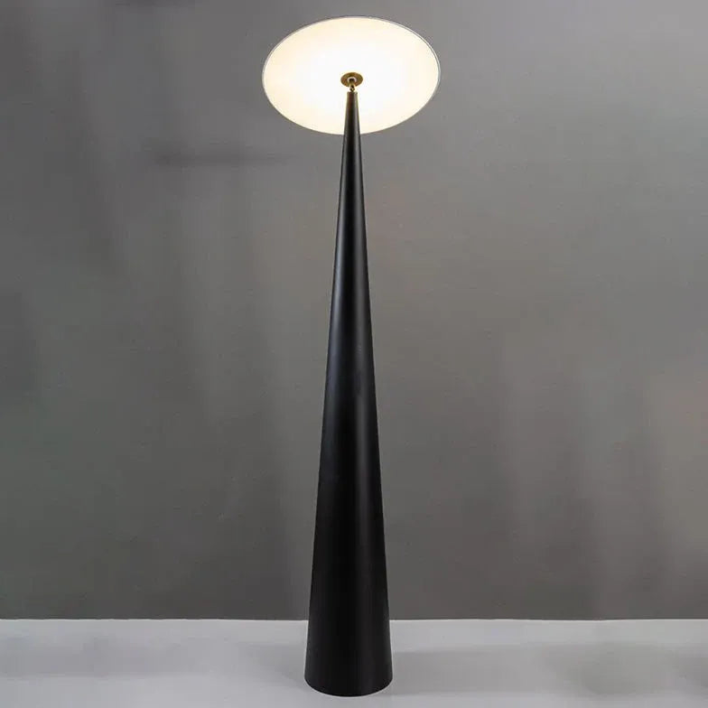 Large Black Mushroom Design Modern Floor Lamp