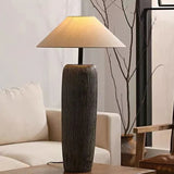 Umbrella-Shaped Textured Minimalist Modern Floor Lamp