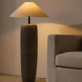 Umbrella-Shaped Textured Minimalist Modern Floor Lamp