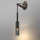 Applique Bottiglie LED Regolabile Design Moderno in Vetro per Comodino