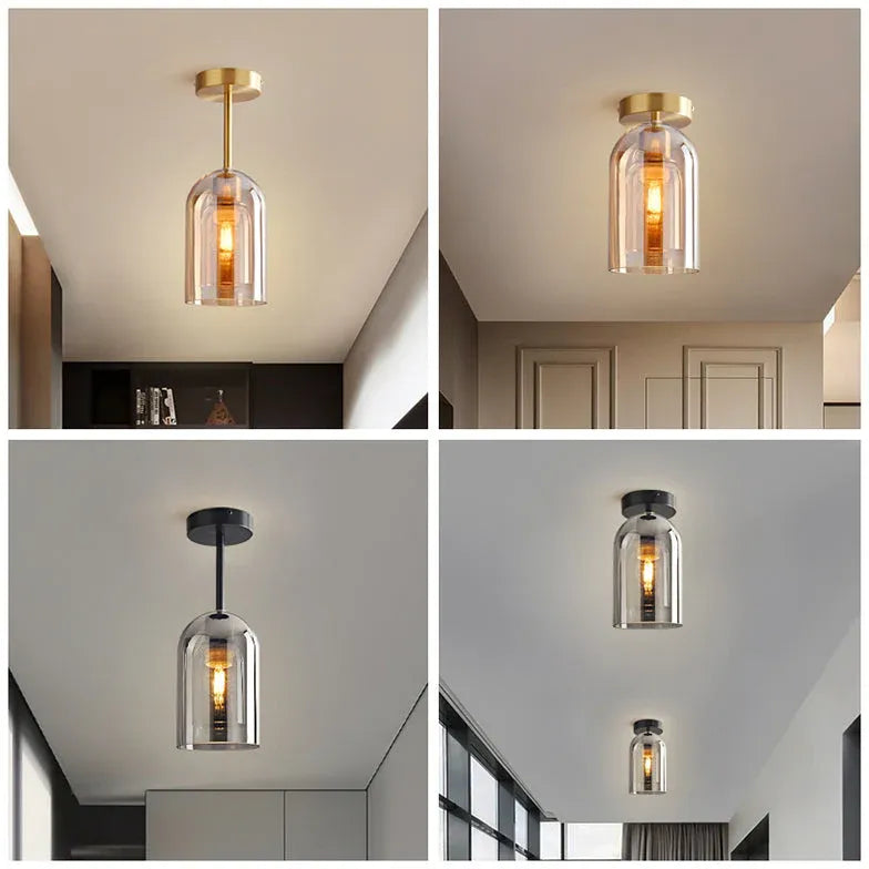 Inverted Wine Glass Pendant Lights