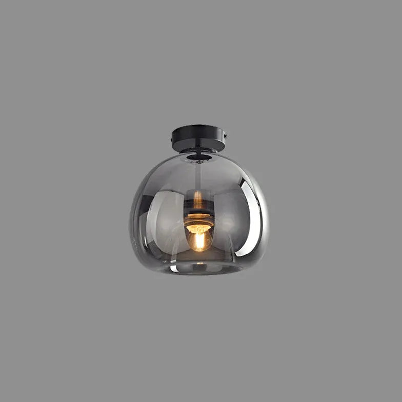 Adjustable Glass Ball Modern Flush Ceiling Lights