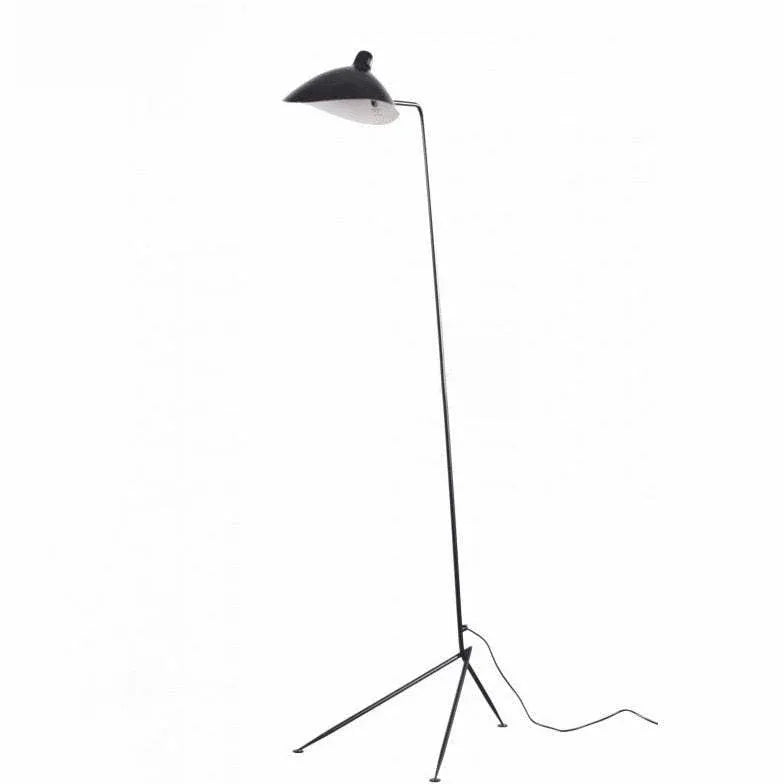 Black Slender Triangular Floor Lamp