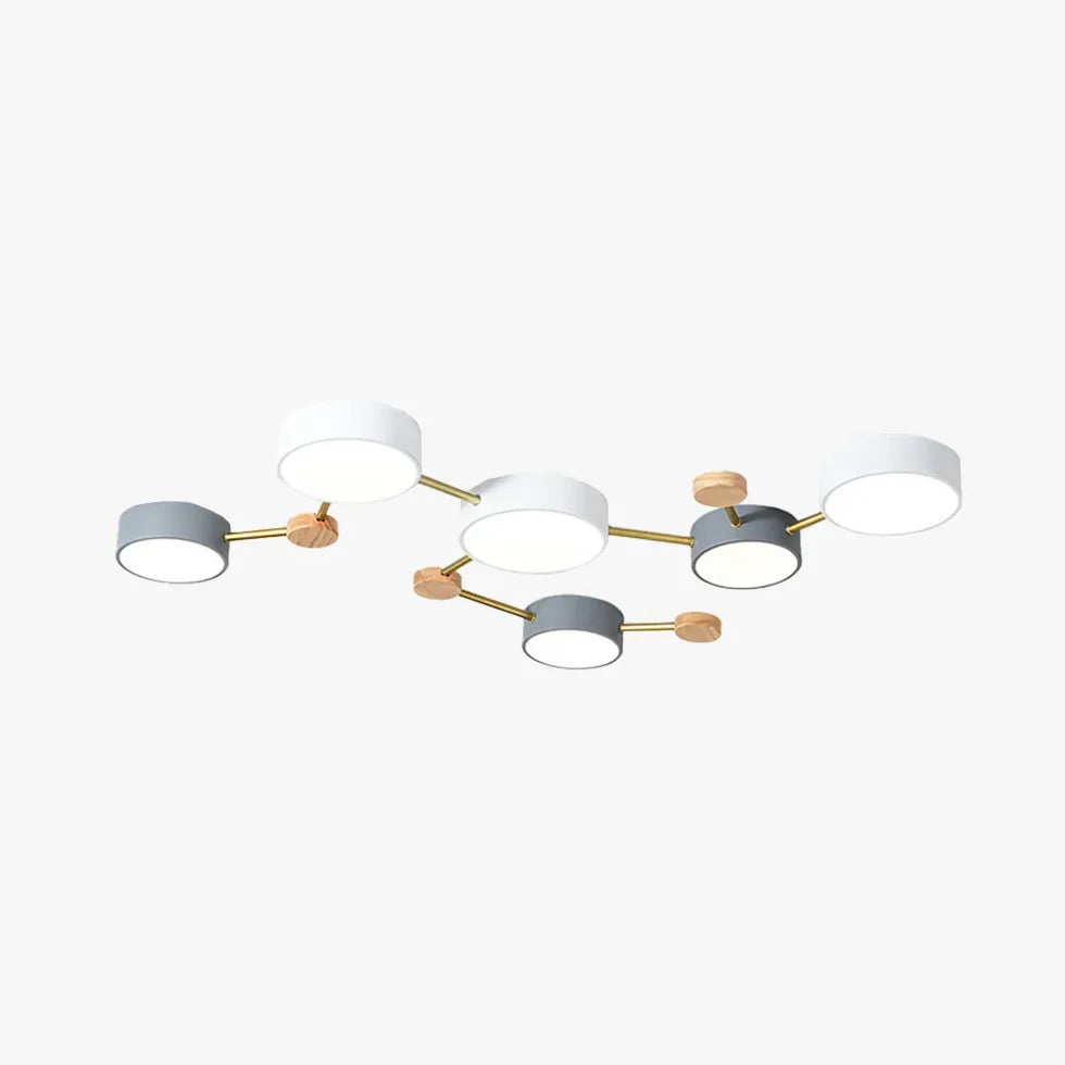 Plafoniera Soffitto Camera da Letto Design Multilampada