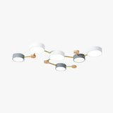 Plafoniera Soffitto Camera da Letto Design Multilampada