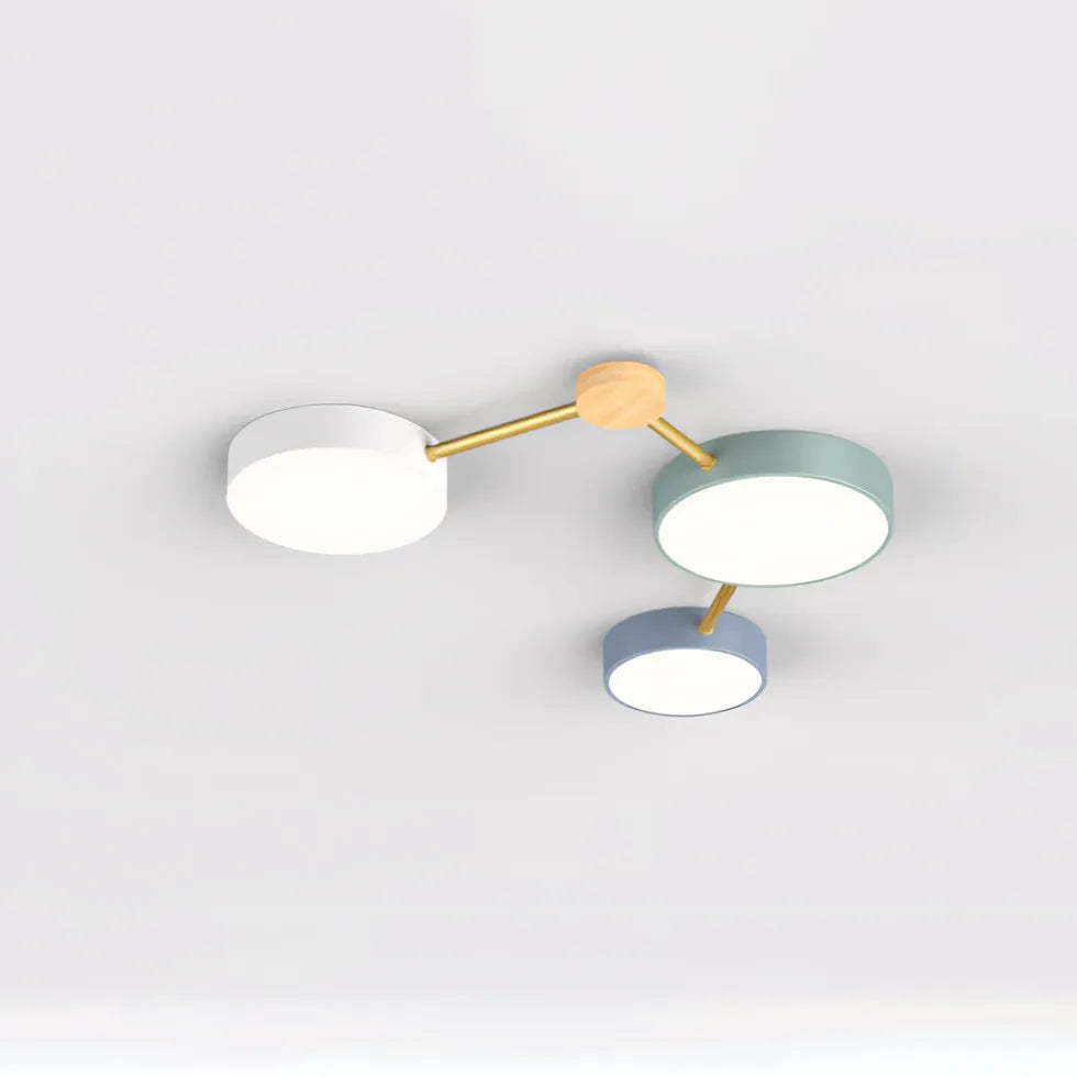 Plafoniera Soffitto Camera da Letto Design Multilampada