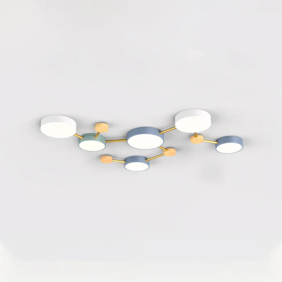 Plafoniera Soffitto Camera da Letto Design Multilampada