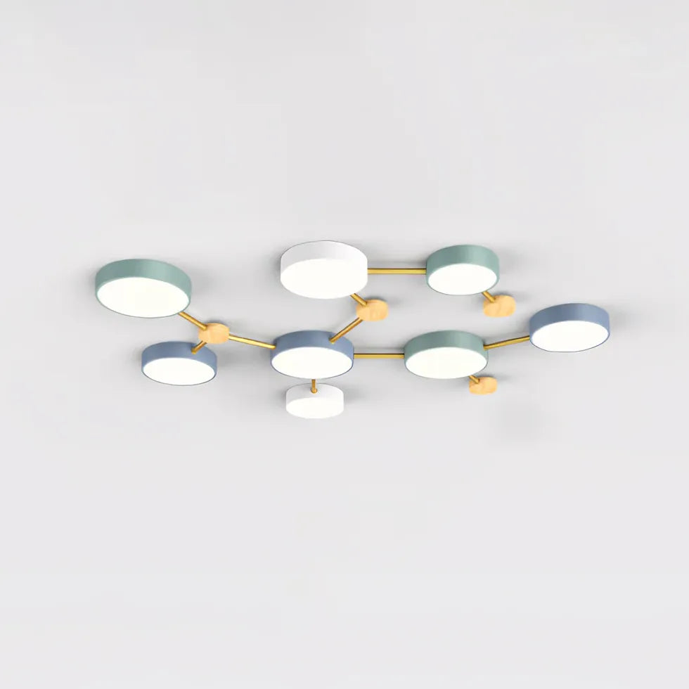 Plafoniera Soffitto Camera da Letto Design Multilampada