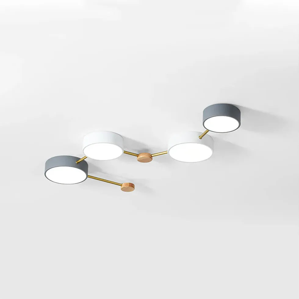 Plafoniera Soffitto Camera da Letto Design Multilampada