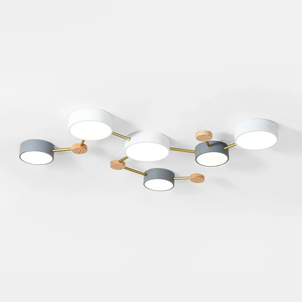 Plafoniera Soffitto Camera da Letto Design Multilampada