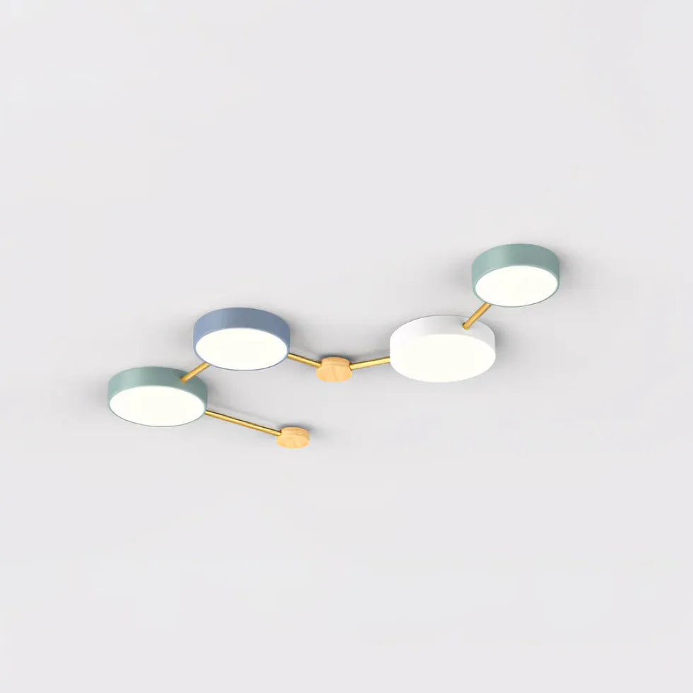 Plafoniera Soffitto Camera da Letto Design Multilampada