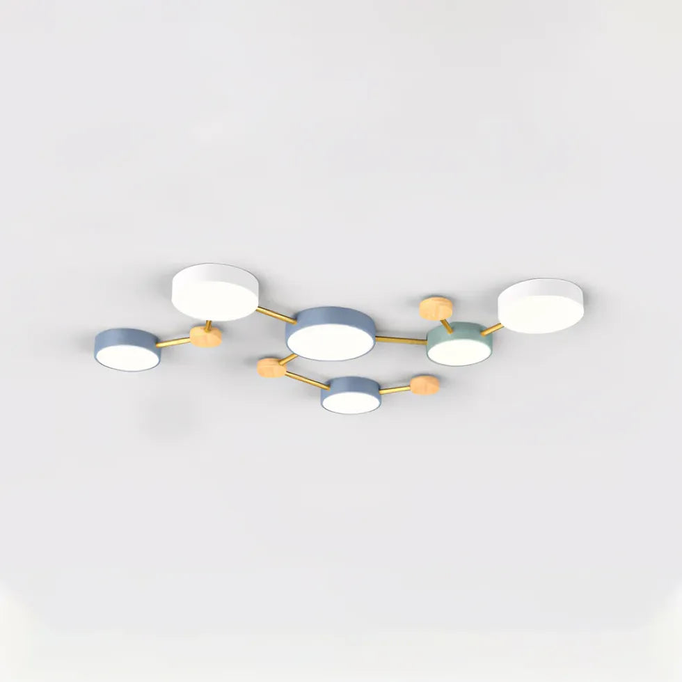 Plafoniera Soffitto Camera da Letto Design Multilampada