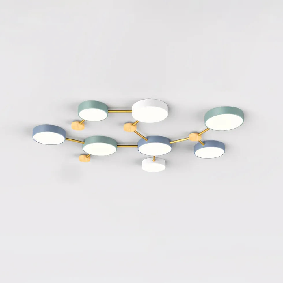 Plafoniera Soffitto Camera da Letto Design Multilampada