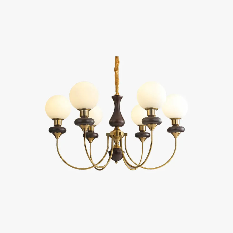 Lampadario vintage a gocce multi bracci regolabile