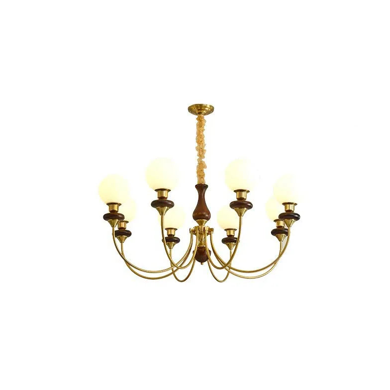 Lampadario vintage a gocce multi bracci regolabile