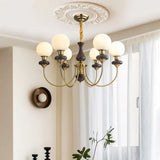 Lampadario vintage a gocce multi bracci regolabile