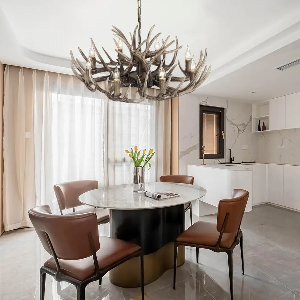 Lampadari particolari in legno stile naturale