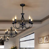 Vintage Style Candelabra Chandelier for Dining Room