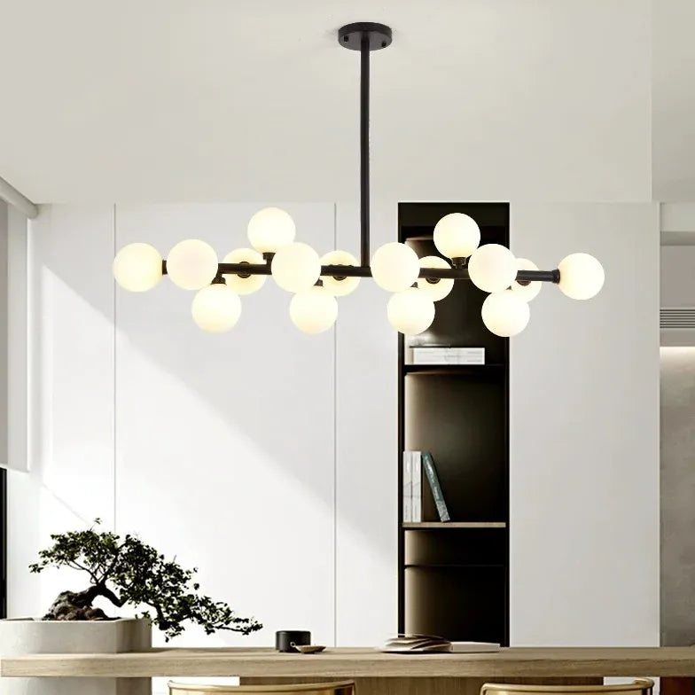 Lampadari a Sfera di Vetro LED Moderni