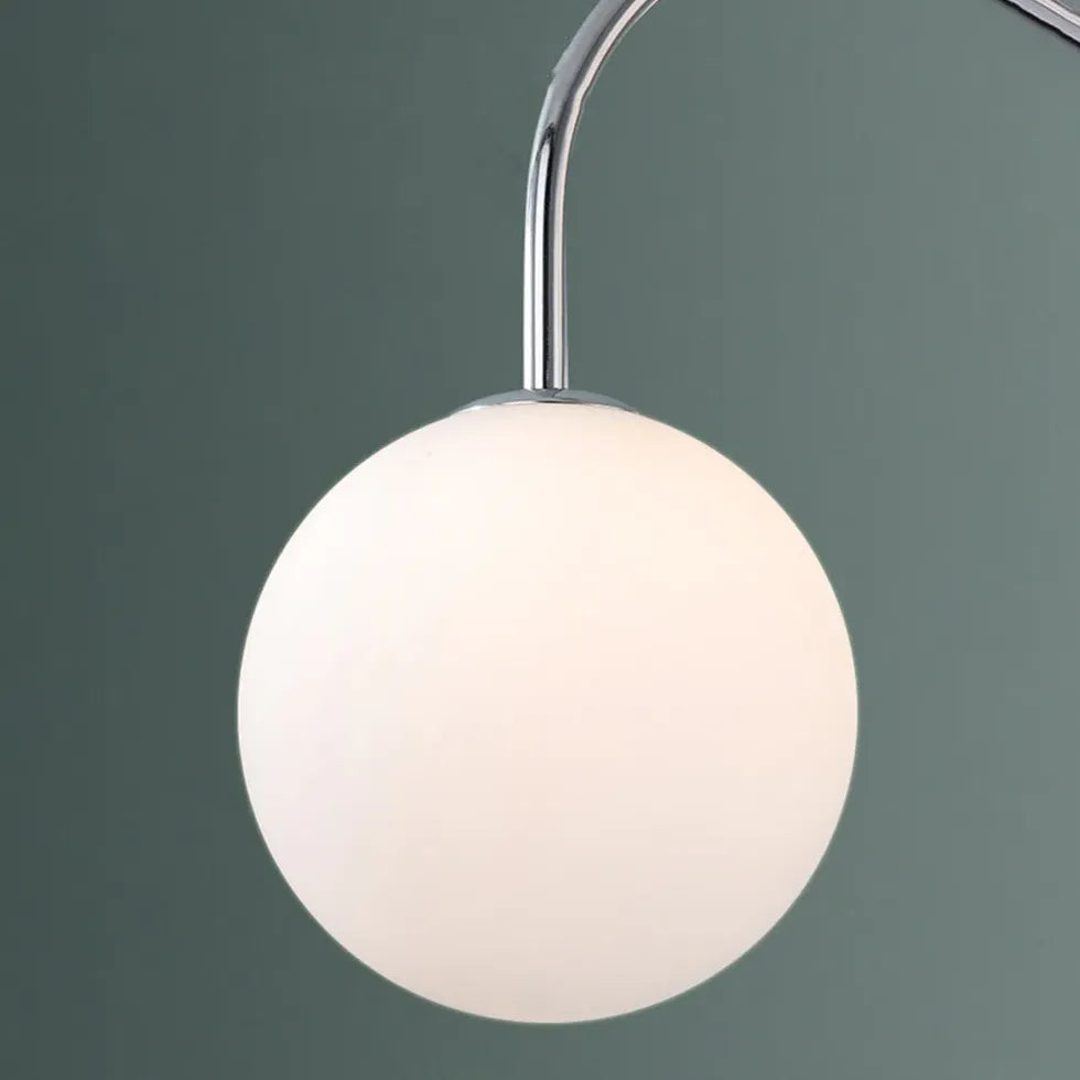 Three-Head Glass Ball Minimalist Pendant Light