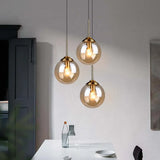 Semi-Transparent Glass Single-Head Minimalist Pendant Light