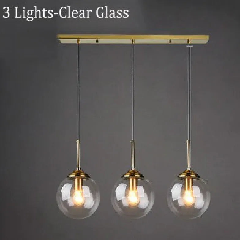 Semi-Transparent Glass Single-Head Minimalist Pendant Light