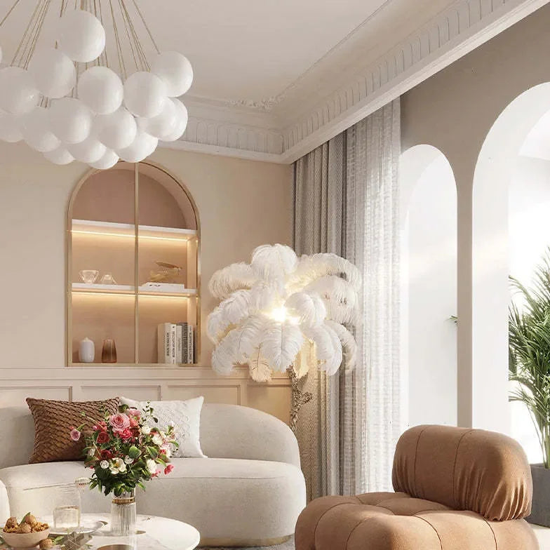 Lampadario a Palloncino in Vetro per Soggiorno