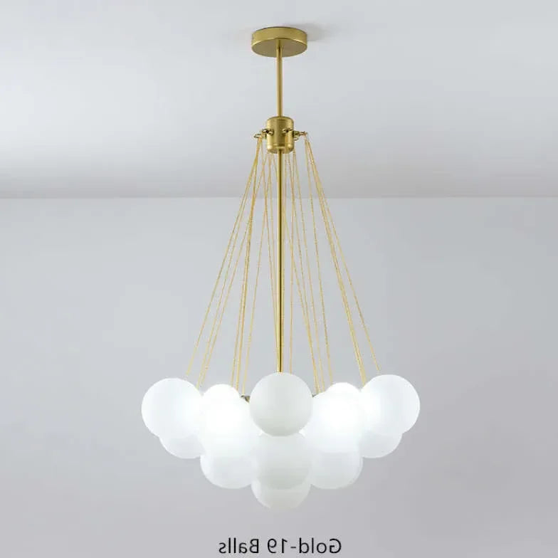 Lampadario a Palloncino in Vetro per Soggiorno