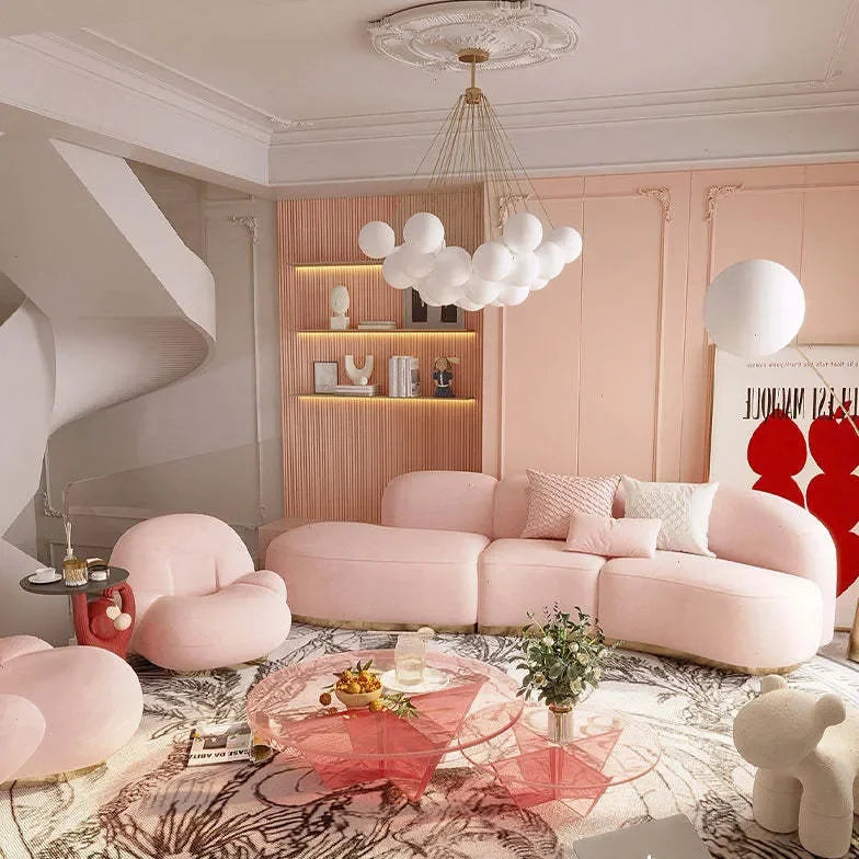 Lampadario a Palloncino in Vetro per Soggiorno