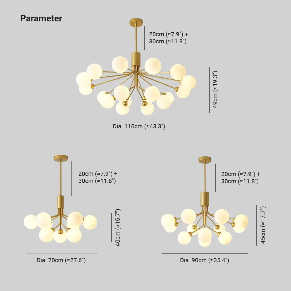 Lampadari per salotti moderni con illuminazione LED