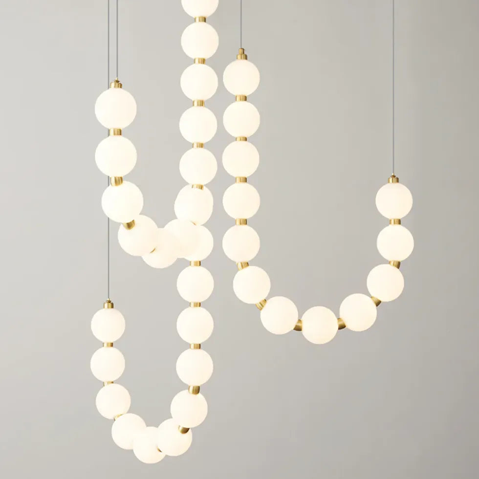 U-Shaped Modern White Artistic Design Pendant Light