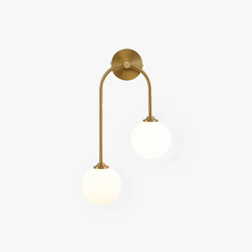 Lampadari da muro design moderno in ottone