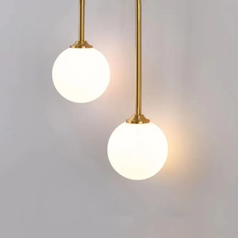 Lampadari da muro design moderno in ottone