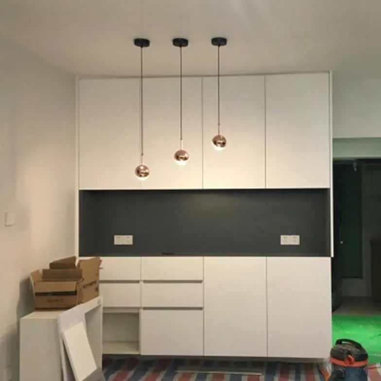 Lampadario sospensione moderno led vetro e metallo