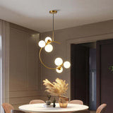 Lampadario Sfere Bianche Design Elegante e Moderno