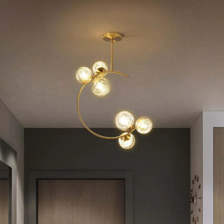 Lampadario Sfere Bianche Design Elegante e Moderno