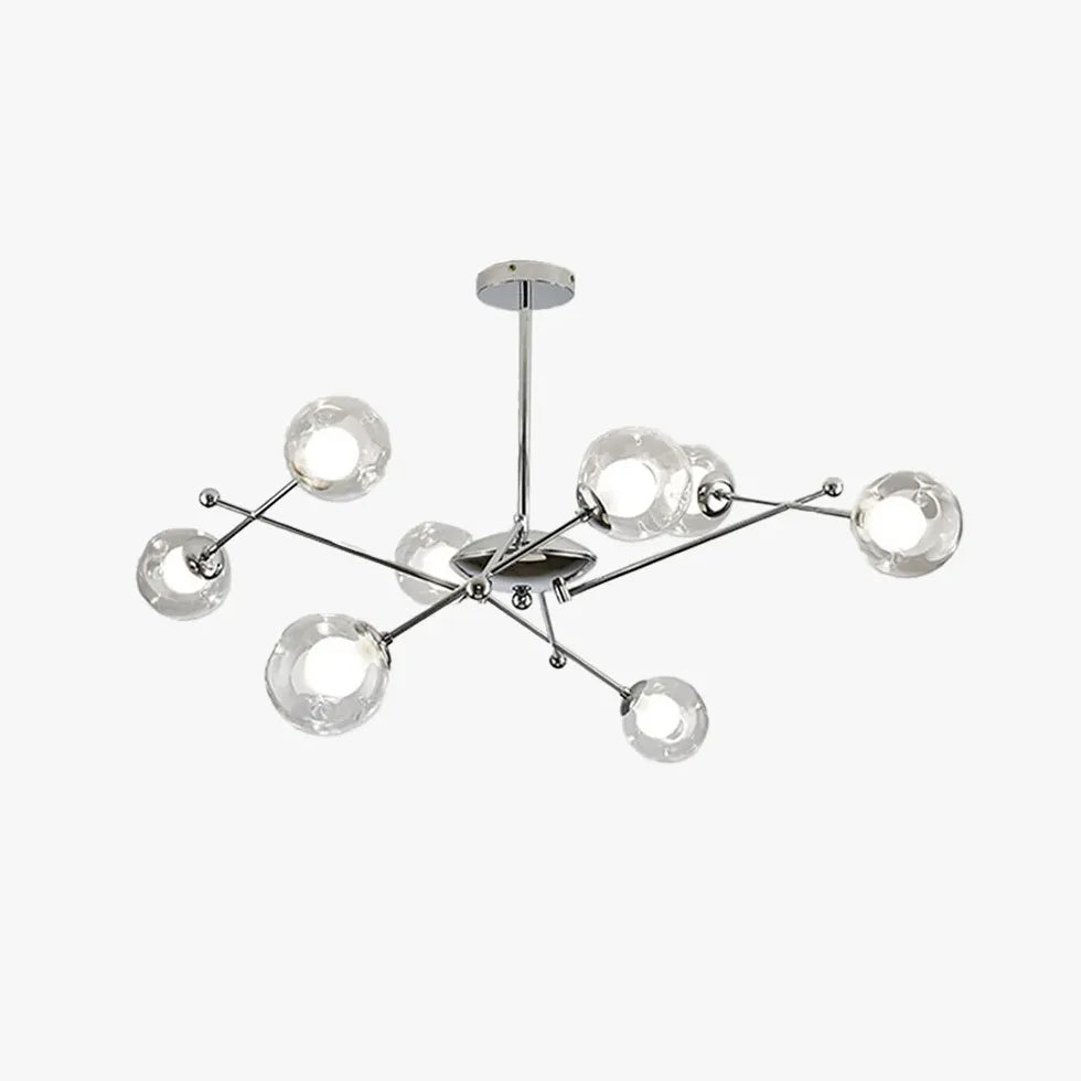 Polished Spherical Glass for Dining Room Chandelier