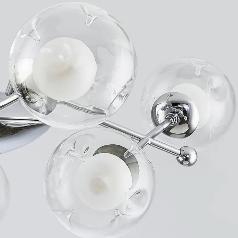 Polished Spherical Glass for Dining Room Chandelier