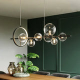 Linear Large Light Bulb Modern Chandelier