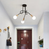 White Multi-Bulb Entwined Ceiling Light