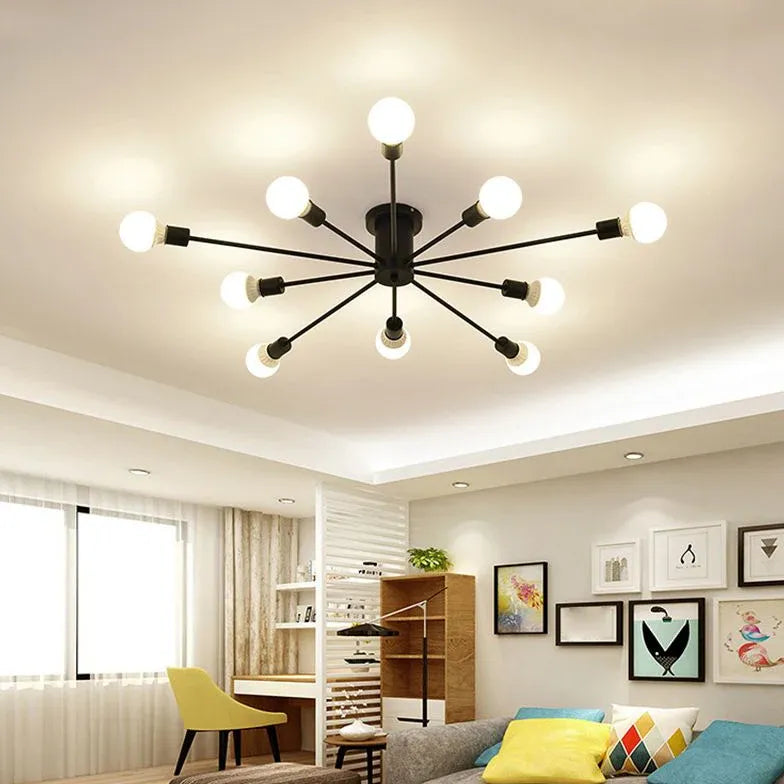 Light Industry Wind LED Flush Ceiling Lights