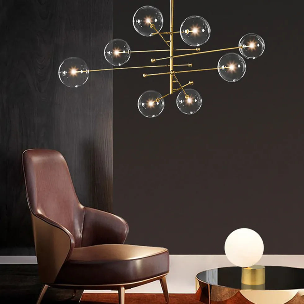 Crystal Grape Skewers Modern LED Pendant Light