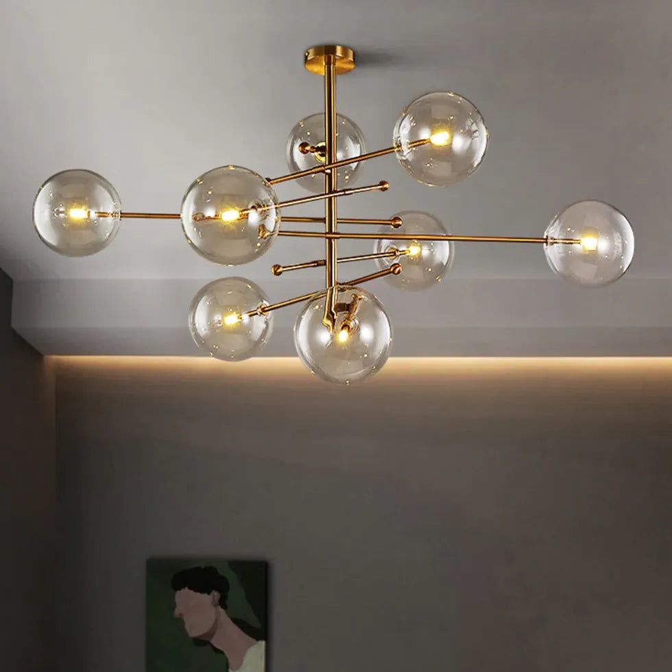 Crystal Grape Skewers Modern LED Pendant Light