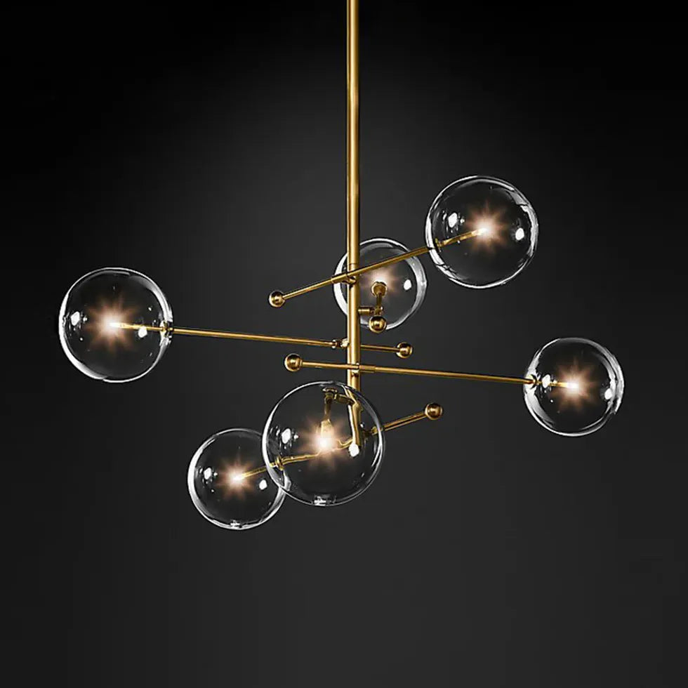 Crystal Grape Skewers Modern LED Pendant Light