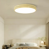 Round Cake Modern Bedroom Flush Ceiling Lights