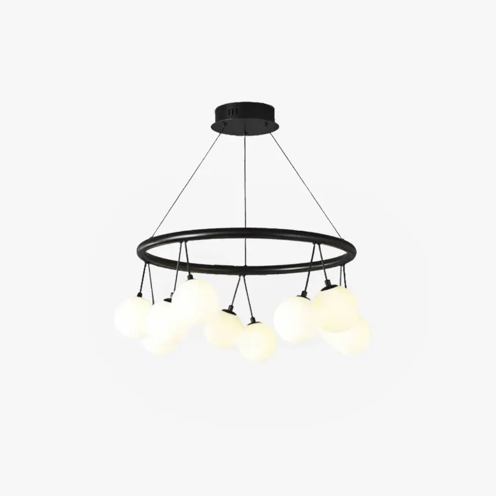 Lampadari Moderni Nero Elegante Design Minimalista