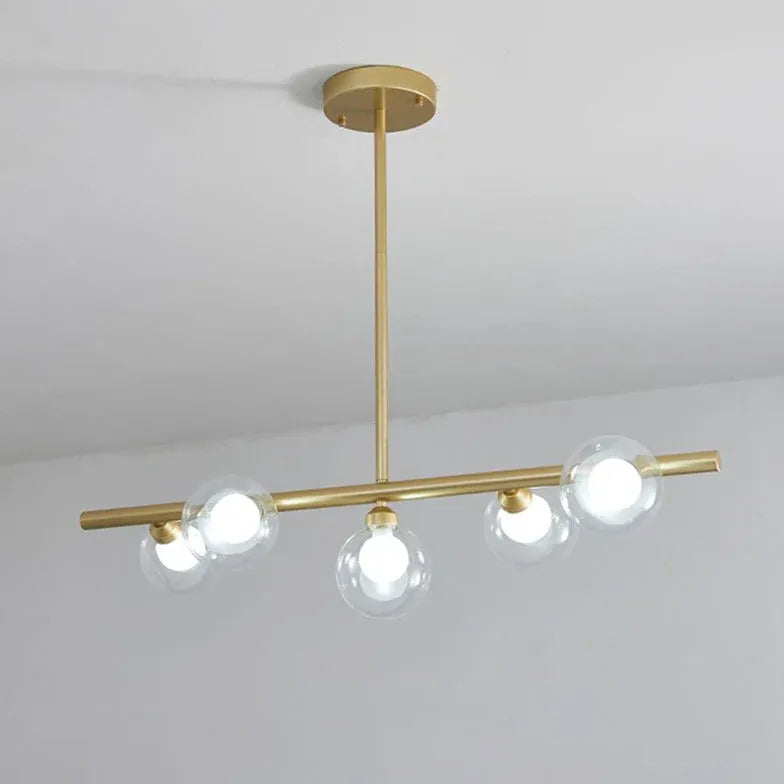 Lampadario per cucina moderno lungo a bolle